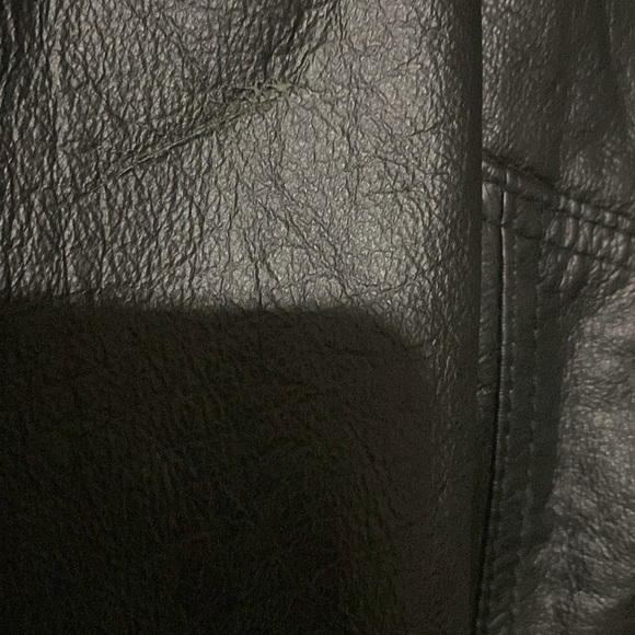 Men’s Black KS Leather Coat - Picture 6 of 7